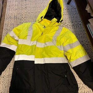 Port Authority Yellow and Black Jacket